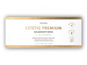 Venira ESTETIC PREMIUM kolagenový drink pro vlasy nehty a pleť mix 4 chutí 40x12g  + šťavnatá tyčinka ZDARMA