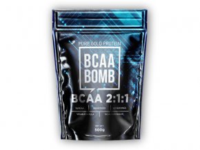 PureGold PureGold BCAA Bomb 2:1:1 500g  + šťavnatá tyčinka ZDARMA