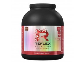 Reflex Nutrition Natural Whey 2270g  + šťavnatá tyčinka ZDARMA