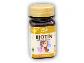 VitaHarmony Biotin 300 mcg + Selen + Zinek 87 tablet