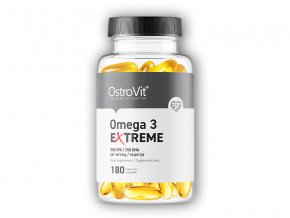 Ostrovit Omega 3 extreme 500 EPA / 250 DHA 180 kapslí  + šťavnatá tyčinka ZDARMA