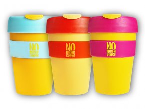 Ostrovit No More Coffee Mug 340ml hrnek se šroubovacím víčkem (Varianta žluto červený)