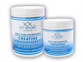 FitSport Nutrition 100% Pure Micronized Creatine Monohydrate 550g + 330g  + šťavnatá tyčinka ZDARMA