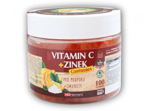 VitaHarmony XXL Vitamín C zinek gummies 100 gummies