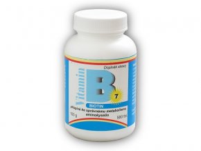 Nutristar Biotin vitamín B7 500mcg 500 tablet  + šťavnatá tyčinka ZDARMA