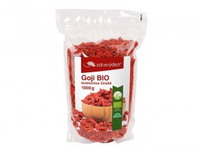 Zdravý den Goji BIO - Kustovnice čínská 1000g  + šťavnatá tyčinka ZDARMA