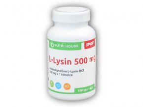 Nutri House L-Lysin 500mg 100 kapslí