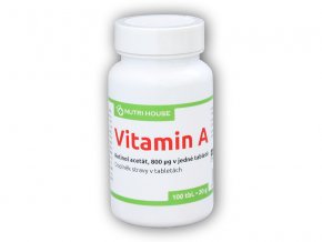 Nutri House Vitamín A 800mcg 100 tablet