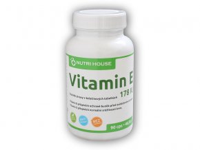 Nutri House Vitamin E 178IU 90 kapslí