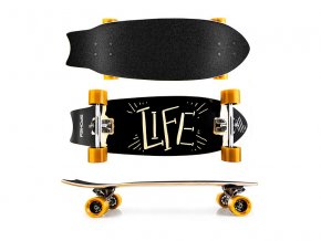 Spokey LIFE Longboard 67,5 x 25,5cm ABEC7  + šťavnatá tyčinka ZDARMA