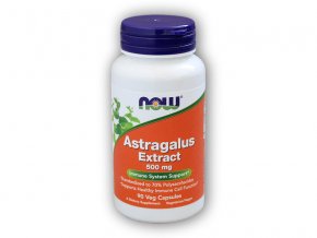 NOW Foods Astragalus Extrakt (Kozinec) 500mg 90 kapslí