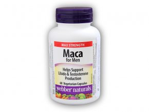 Webber Naturals Maca for Men 60 kapslí  + šťavnatá tyčinka ZDARMA