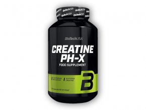 BioTech USA Creatine pH-X 210 kapslí  + šťavnatá tyčinka ZDARMA