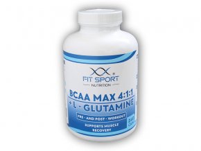 FitSport Nutrition BCAA MAX 4:1:1 + L-Glutamine 240 caps