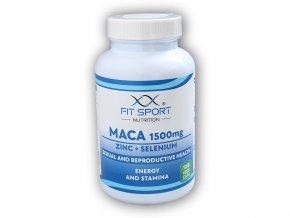 FitSport Nutrition Maca 1500mg + Zinc + Selenium 120 vege caps