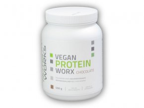 Nutri Works Vegan Protein Worx 500g  + šťavnatá tyčinka ZDARMA