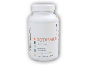 Nutri Works Potassium 300mg 120 kapslí