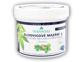 Herbavera Slivovicové Mazání s konopím 500ml