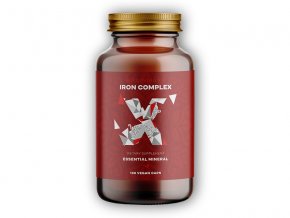 BrainMax Iron Complex železo bisglycinát 25mg 100 kapslí  + šťavnatá tyčinka ZDARMA