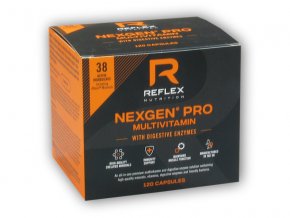 Reflex Nutrition Nexgen Pro + Digestive Enzymes 120 kapslí  + šťavnatá tyčinka ZDARMA