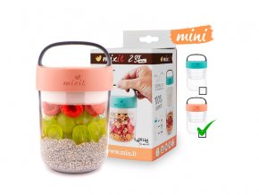 Mixit Mixit 2go mini - svačinový box lososový 400ml