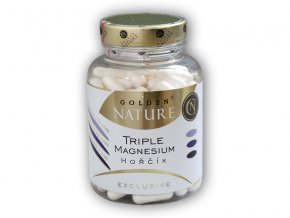 Golden Natur Exclusive Triple magnesium hořčík 100 kapslí