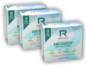 Reflex Nutrition 2x Nexgen 60 kapslí + 1x ZDARMA  + šťavnatá tyčinka ZDARMA