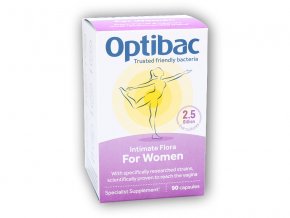 Optibac Probiotika pro ženy 90 kapslí  + šťavnatá tyčinka ZDARMA