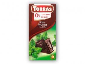 Torras Hořká čokoláda s mátou 75g