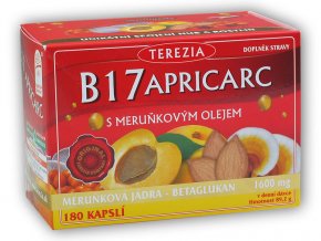 Terezia B 17 Apricarc s meruňkovým olejem 180 kapslí  + šťavnatá tyčinka ZDARMA