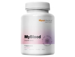 MycoMedica MyBlood 90 kapslí  + šťavnatá tyčinka ZDARMA