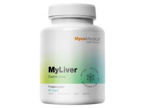 MycoMedica MyLiver 90 kapslí  + šťavnatá tyčinka ZDARMA