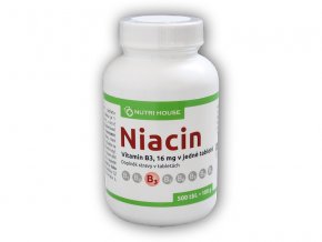Nutri House Vitamin B3 Niacin 500 tablet  + šťavnatá tyčinka ZDARMA