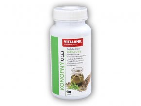 Vitaland Konopný olej s Omega 3-6-9 60cps