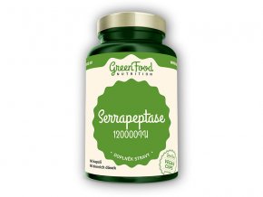 GreenFood Nutrition Serrapeptase 120000IU 60 vegan kapslí
