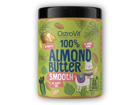 Ostrovit 100% almond butter smooth 1000g mandlové jemné máslo  + šťavnatá tyčinka ZDARMA