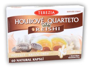 Terezia Houbové quarteto s reishi 60 kapslí