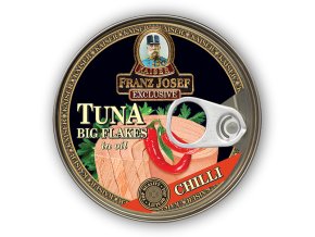 Franz Josef Kaiser Tuňák kousky v rostlinném oleji s chilli 170g