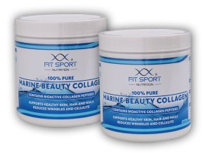 FitSport Nutrition 2x100% Pure Marine Beauty Collagen 250g Bioaktivní kolagen.peptidy VERISOL  + šťavnatá tyčinka ZDARMA