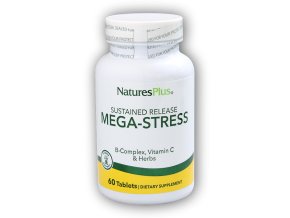 Nature´s Plus Source of Life Mega Stress Complex 60 tablet  + šťavnatá tyčinka ZDARMA