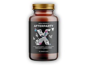 BrainMax AFTERPARTY, doplněk pro zmírnění kocoviny 80 kapslí  + šťavnatá tyčinka ZDARMA