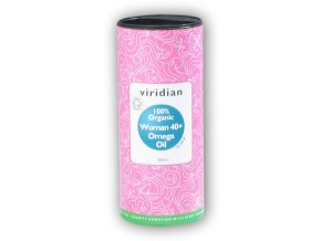 Viridian Organic Woman 40+ Omega Oil 200ml  + šťavnatá tyčinka ZDARMA