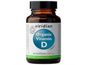 Viridian Vitamin D Organic - BIO 60 kapslí
