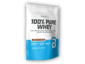 BioTech USA 100% Pure Whey 454g (Varianta jahoda)