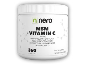 Nero MSM + Vitamín C 360 kapslí