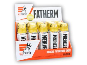Extrifit Fatherm Shot 15 x 90ml (Varianta černý rybíz)