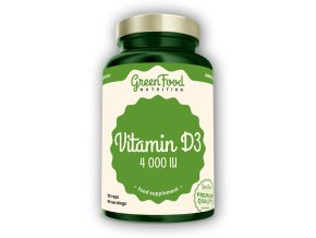 GreenFood Nutrition Vitamín D3 4000 IU 90 kapslí