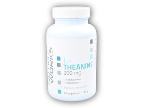 Nutri Works L-Theanine 200mg 90 kapslí  + šťavnatá tyčinka ZDARMA