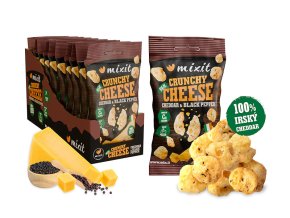 Mixit Křupavý sýr do kapsy - Irský cheddar & černý pepř 20g