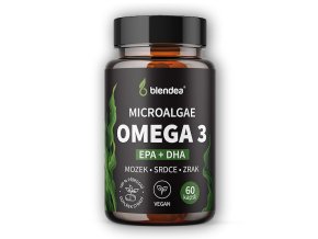 Blendea Blendea Vegan Omega 3 z mikrořas 60 kapslí  + šťavnatá tyčinka ZDARMA
